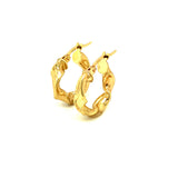 Argollas en oro amarillo 10kt.