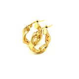 Argollas en oro amarillo 10kt.