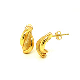 Aretes en oro amarillo 10k