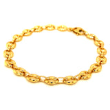 Pulsera (gucci) en oro amarillo 18kt. 21cm