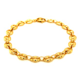 Pulsera (gucci) en oro amarillo 18kt. 21cm
