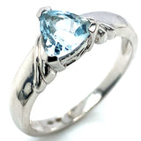 Anillo de aguamarina 925