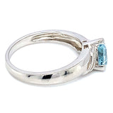 Anillo de aguamarina 925