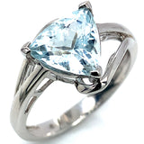 Anillo de aguamarina 925