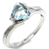 Anillo de aguamarina 925