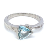 Anillo de aguamarina 925