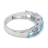 Anillo de aguamarina 925