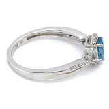 Anillo de aguamarina 925