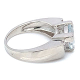 Anillo de aguamarina 925