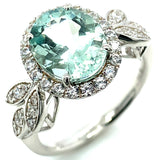 Anillo de aguamarina 925
