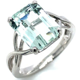Anillo de aguamarina 925