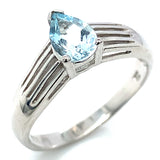 Anillo de aguamarina 925