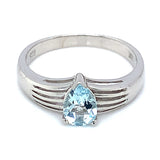 Anillo de aguamarina 925