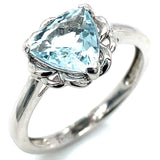 Anillo de aguamarina 925