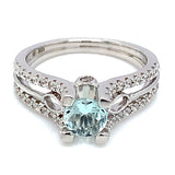 Anillo de aguamarina 925