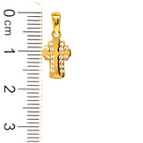 Dije (Cruz) en oro amarillo 10kt.