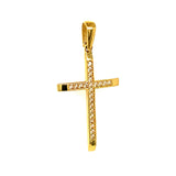 Dije (Cruz) en oro amarillo 10kt.