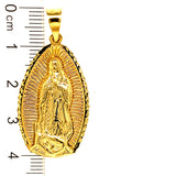 Dije (Vírgen de Guadalupe) en oro amarillo 10kt.