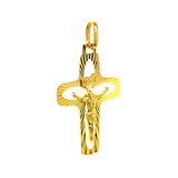 Dije (Cruz) en oro amarillo 10kt.