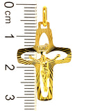 Dije (Cruz) en oro amarillo 10kt.