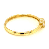 Anillo (Corazón) en oro amarillo 10kt.