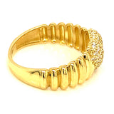 Anillo (Corazón) en oro amarillo 10kt.