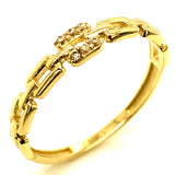 Anillo en oro amarillo 10kt.
