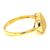 Anillo (Corazón) en oro amarillo 10kt.