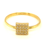 Anillo en oro amarillo 10kt.