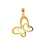 Dije (Mariposa) en oro amarillo 10kt.