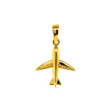 Dije (Avión) en oro amarillo 10kt.