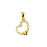Dije (Corazón) en oro amarillo 10kt.