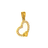 Dije (Corazón) en oro amarillo 10kt.