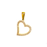 Dije (Corazón) en oro amarillo 10kt.