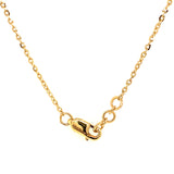 (LD) Collar con diamantes de laboratorio en oro amarillo 14kt. 42/43cm D-1.16Cts.