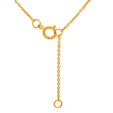 Collar de aguamarina en oro amarillo 18kt