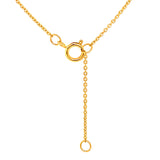 Collar de aguamarina en oro amarillo 18kt