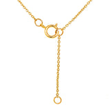 Collar de aguamarina en oro amarillo 14kt