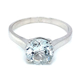 Anillo con aguamarina en plata 925