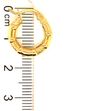 Argollas en oro amarillo 10kt.