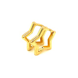 Huggies en oro amarillo 10kt.