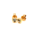 Aretes de aguamarina en oro amarillo 14kt.  ANTES: $459.00