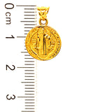 Dije (San Benito ) en oro amarillo 10kt.