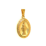 Dije (Medalla Milagrosa) en oro amarillo 10kt.
