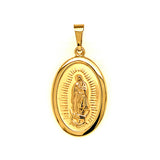 Dije (Vírgen de Guadalupe) en oro amarillo 10kt.
