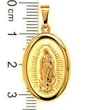 Dije (Vírgen de Guadalupe) en oro amarillo 10kt.