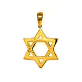 Dije (Estrella de David ) en oro amarillo 10kt.