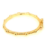 Anillo (Rosario) con circones en oro amarillo 10kt.