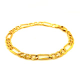 Pulsera (cartier HC) en oro amarillo 10kt. 19cm