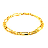 Pulsera (cartier HC) en oro amarillo 10kt. 19cm
